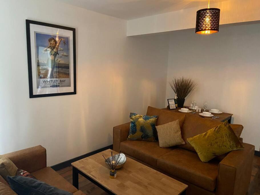 Hightide Seaside Apartment With Beach & Spanish City Views Whitley Bay Eksteriør billede